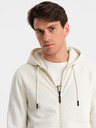 Ombre Clothing Herren Baumwoll-Sweatjacke BASIC Ombre Clothing