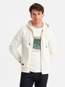 Ombre Clothing Herren Baumwoll-Sweatjacke BASIC Ombre Clothing