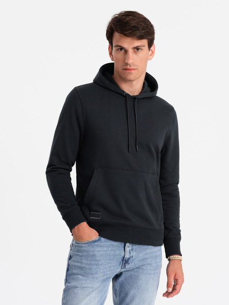 Ombre Clothing Herren Baumwoll-Kapuzenpullover BASIC mit Kängurutasche Ombre Clothing