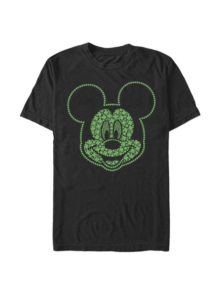 ZOOT.Fan Schwarzes Herren T-Shirt Disney Micky Shamrocks