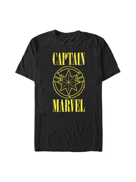 ZOOT.Fan Schwarzes Herren T-Shirt Marvel Gelb Marvel