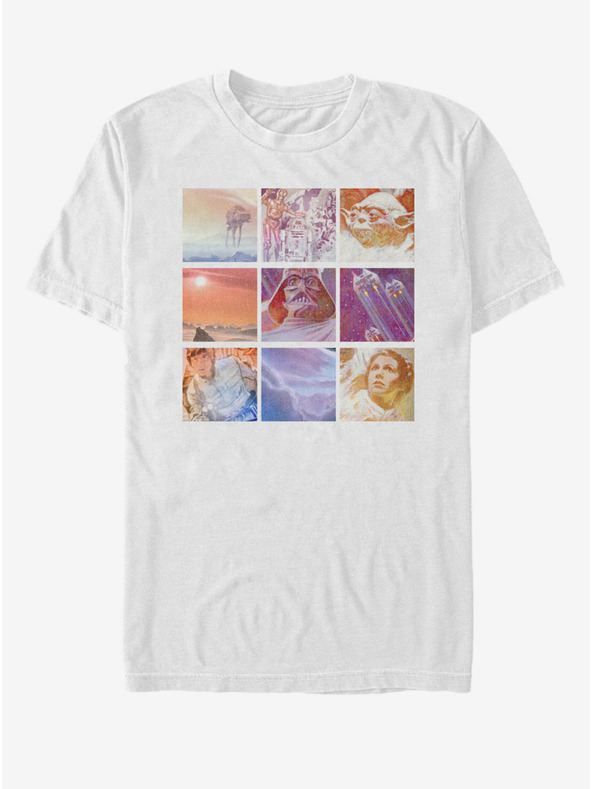 ZOOT.Fan Weißes Star Wars T-Shirt für Männer Drei von Drei