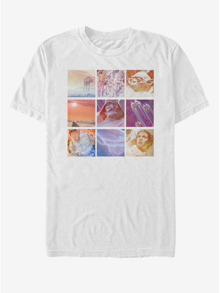 ZOOT.Fan Weißes Star Wars T-Shirt für Männer Drei von Drei