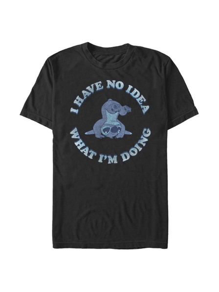 ZOOT.Fan Schwarzes Herren-T-Shirt Disney No Idea