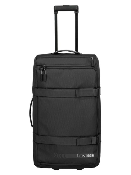 Travelite Reisetasche Travelite Kick Off Wheeled Duffle L Schwarz