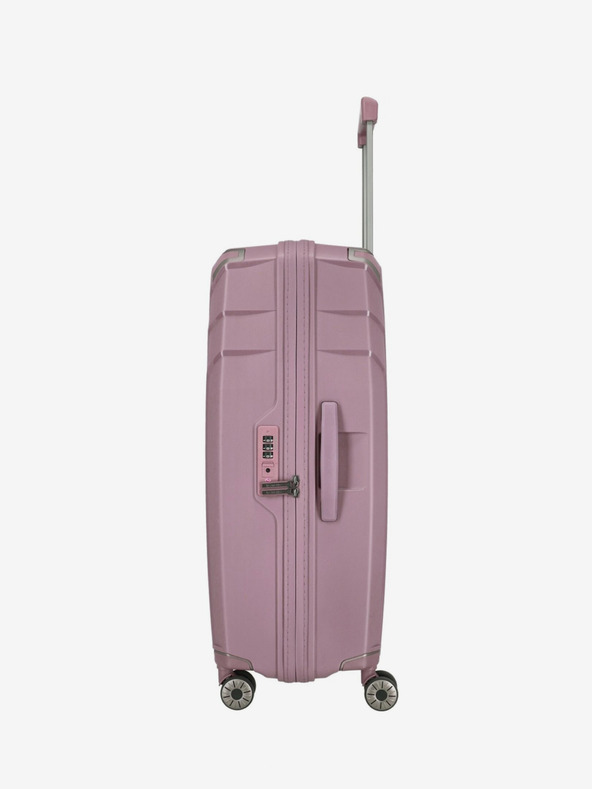 Travelite Rosa Damen-Reisekoffer Travelite Elvaa 4w L Rosé