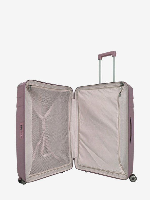 Travelite Rosa Damen-Reisekoffer Travelite Elvaa 4w L Rosé