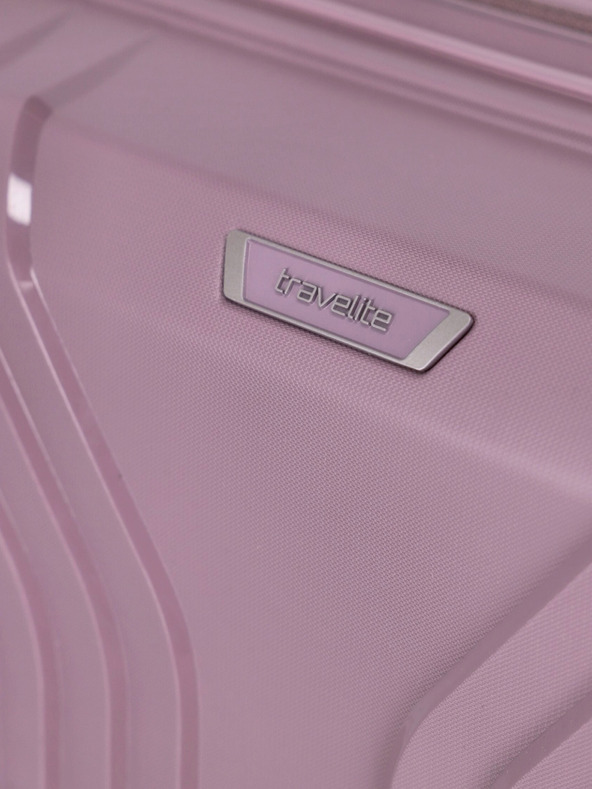 Travelite Rosa Damen-Reisekoffer Travelite Elvaa 4w L Rosé