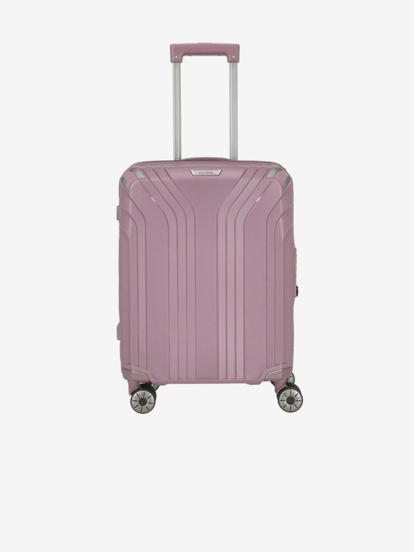 Travelite Rosa Damen Travelite Elvaa 4w S Rosé Koffer