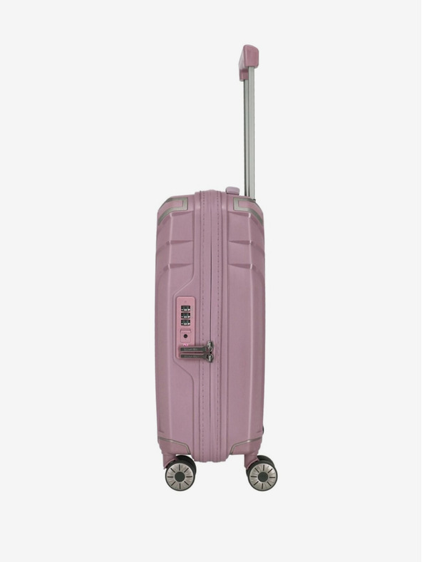 Travelite Rosa Damen Travelite Elvaa 4w S Rosé Koffer