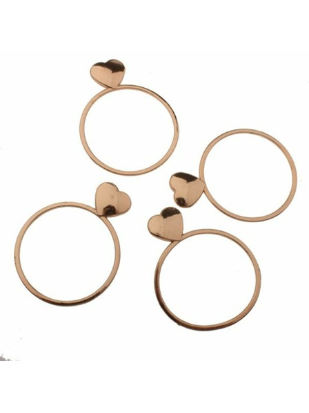 Casa de Engel Metall-Serviettenringe - 4er Set, 12/72