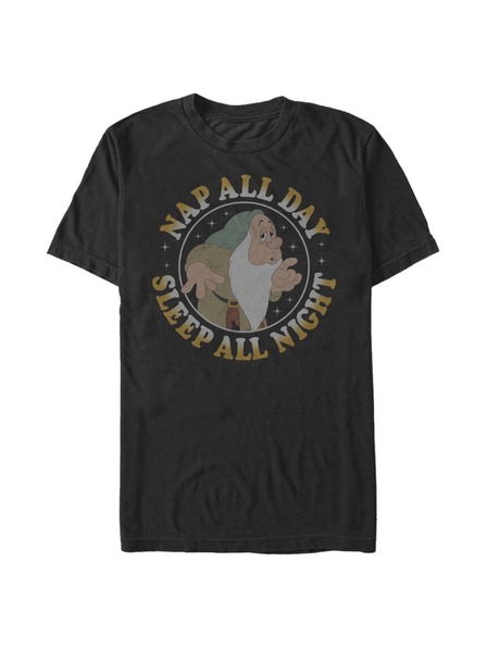 ZOOT.Fan Schwarzes Herren Disney Nap All Day T-Shirt