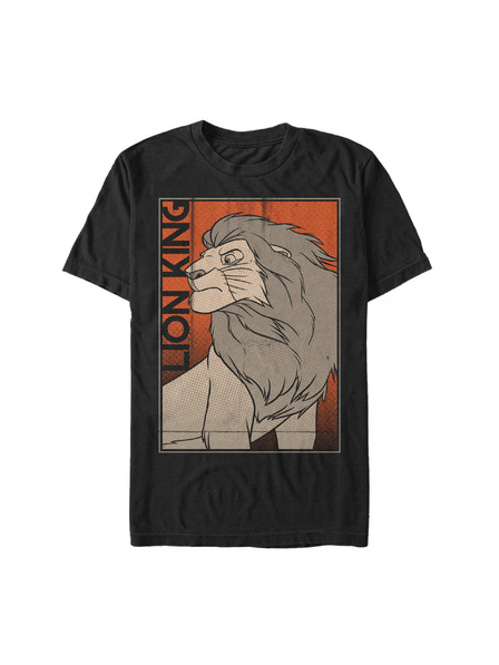 ZOOT.Fan Schwarzes Herren Disney Comic King T-Shirt