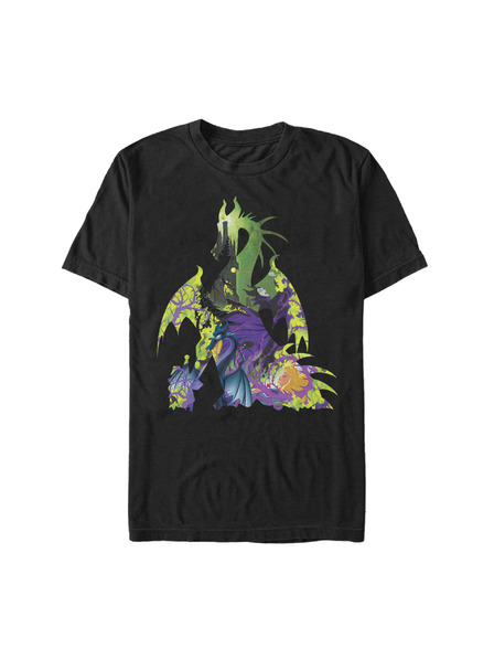 ZOOT.Fan Schwarzes Herren Disney Drachenform T-Shirt