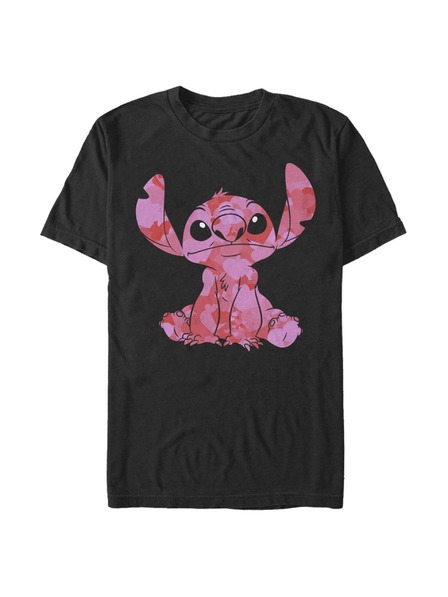 ZOOT.Fan Schwarzes Herren Disney Classics Stitch Heart Fill T-Shirt