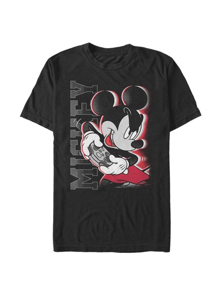 ZOOT.Fan Schwarzes Herren Disney Classics Mickey Gamer T-Shirt