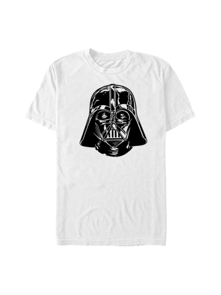 ZOOT.Fan Weißes Herren T-Shirt Star Wars Darth Vader Face
