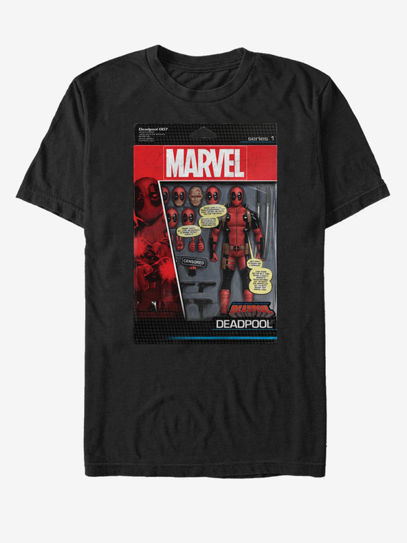 ZOOT.Fan Schwarzes Unisex-T-Shirt Marvel Deadpool Toy Soldier