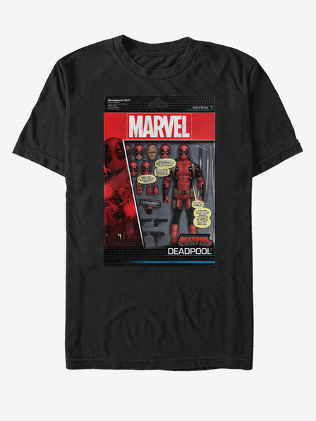 ZOOT.Fan Schwarzes Unisex-T-Shirt Marvel Deadpool Toy Soldier