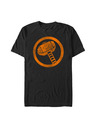ZOOT.Fan Schwarzes Herren T-Shirt Marvel Thor Retrorange