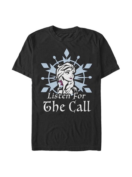 ZOOT.Fan Schwarzes Herren T-Shirt Disney Elsa Bruni