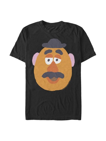 ZOOT.Fan Schwarzes Herren Pixar Mr. Potato Big Face T-Shirt
