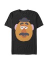 ZOOT.Fan Schwarzes Herren Pixar Mr. Potato Big Face T-Shirt