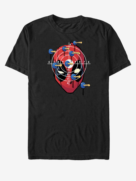 ZOOT.Fan Schwarzes unisex Marvel Zielübungs-T-Shirt