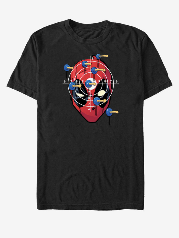 ZOOT.Fan Schwarzes unisex Marvel Zielübungs-T-Shirt