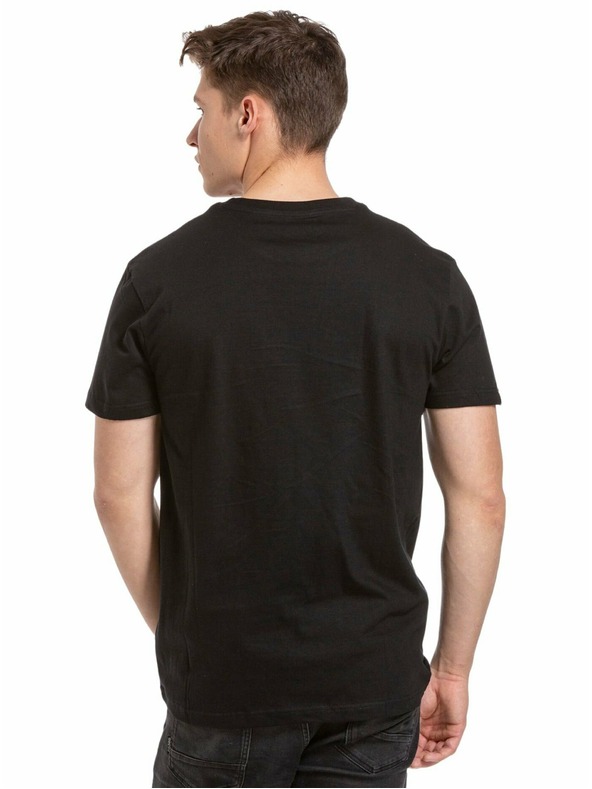 Meatfly Meatfly Herren-T-Shirt Joe Red/Black | Rot | Größe S | 100% Baumwolle