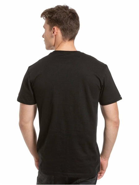Meatfly Meatfly Herren-T-Shirt Joe Black/Black | Schwarz | Größe S | 100% Baumwolle
