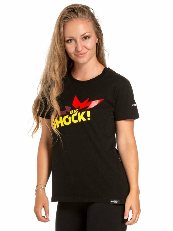 Meatfly Meatfly Damen-T-Shirt Big Shock! Black | Schwarz | Größe
