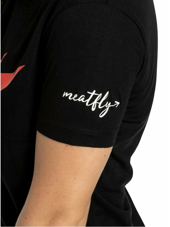 Meatfly Meatfly Damen-T-Shirt Big Shock! Black | Schwarz | Größe