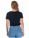 Meatfly Meatfly Damen-T-Shirt Ladies MF Logo A - Black | Größe M | 100% Baumwolle