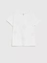 Moodo Damen besticktes T-Shirt Moodo