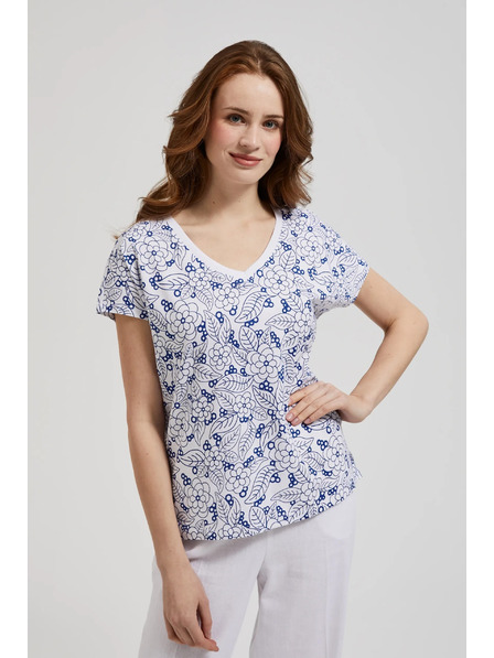 Moodo Damen-T-Shirt mit Moodo-Muster