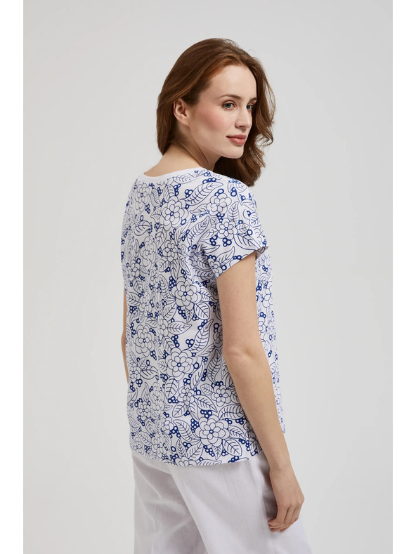 Moodo Damen-T-Shirt mit Moodo-Muster