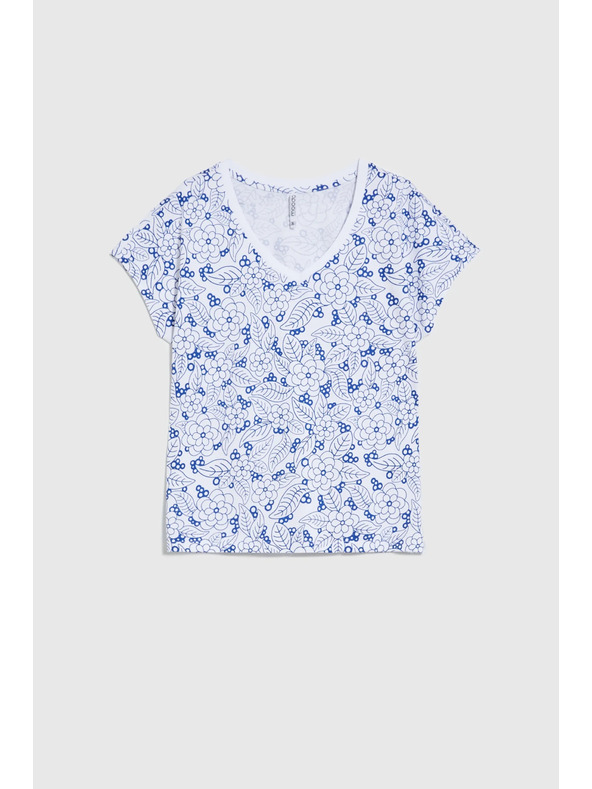 Moodo Damen-T-Shirt mit Moodo-Muster