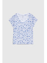 Moodo Damen-T-Shirt mit Moodo-Muster