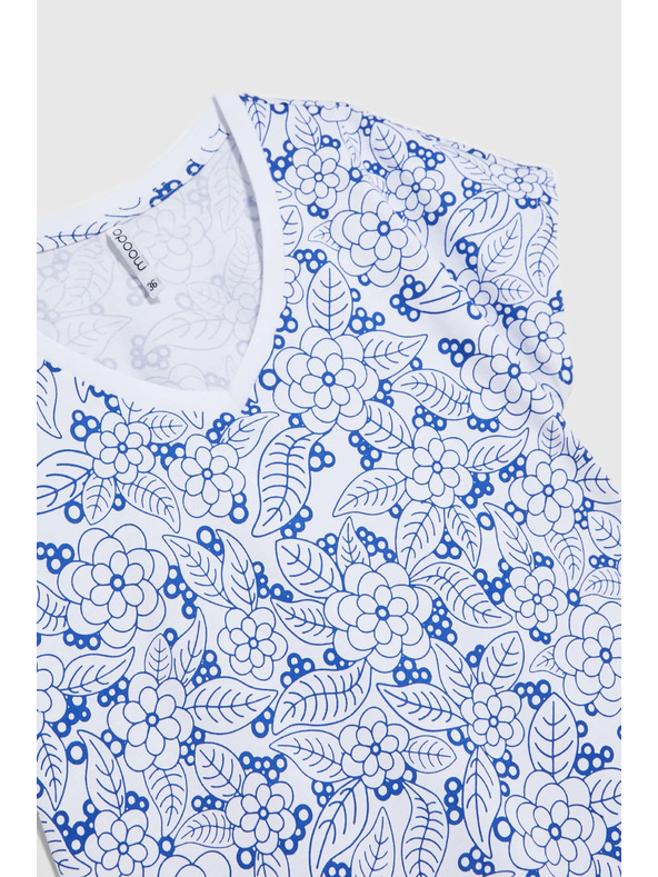 Moodo Damen-T-Shirt mit Moodo-Muster