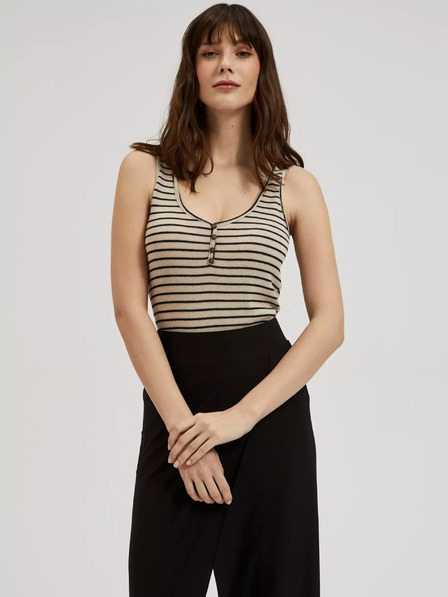 Moodo Damen-Tank-Top beige MOODO