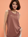 Moodo Braunes Damen-Tank-Top Moodo