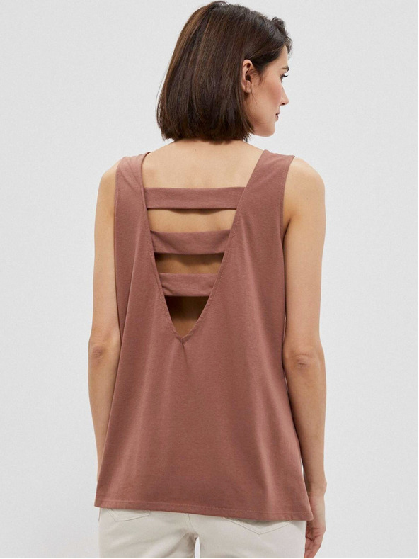 Moodo Braunes Damen-Tank-Top Moodo