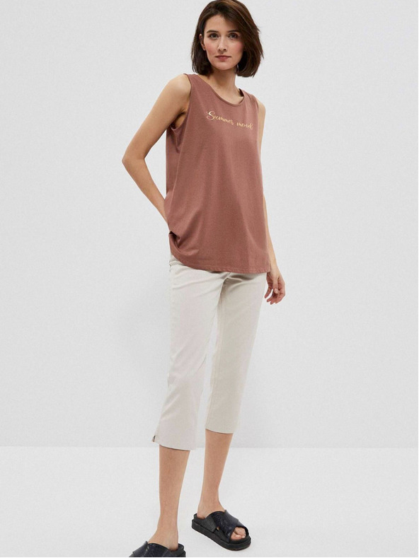 Moodo Braunes Damen-Tank-Top Moodo