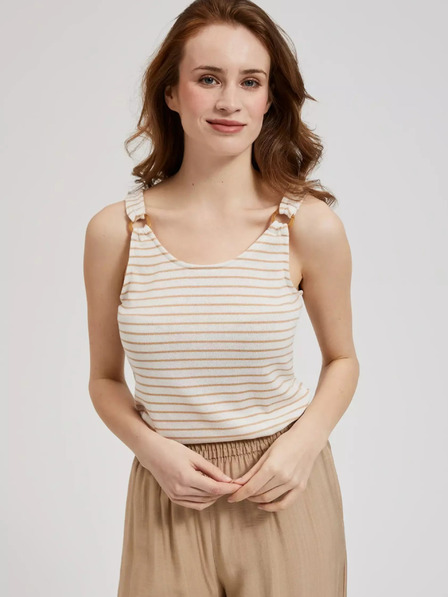 Moodo Gestreiftes Damen-Tank-Top