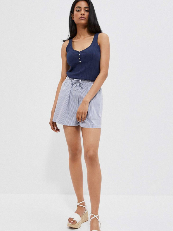 Moodo Dunkelblaues Damen-Tank-Top Moodo