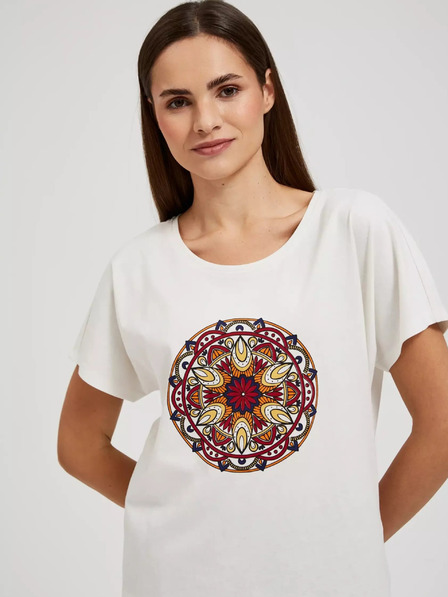 Moodo Damen Mandala T-Shirt Moodo