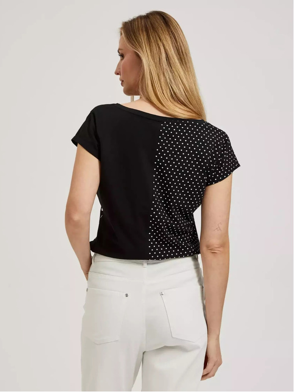 Moodo Damen Polka Dot Shirt Moodo
