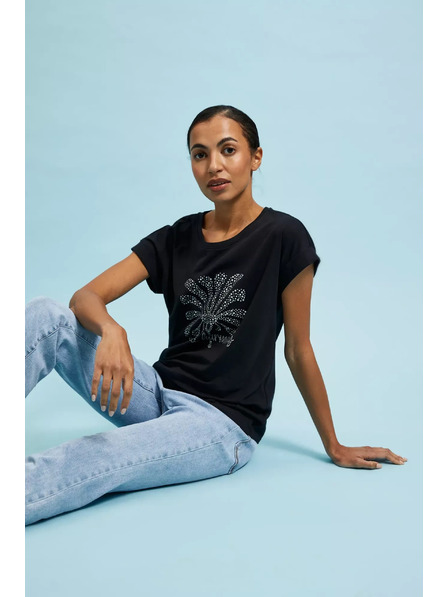 Moodo Moodo Damen T-Shirt bedruckt