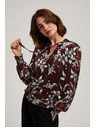 Moodo Damen Bluse Gemustert Moodo
